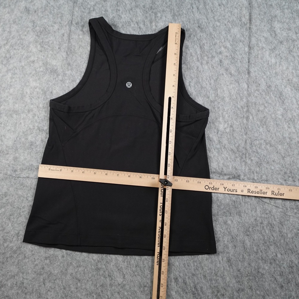 Lululemon Top Women S/M? Black Racerback Activewear Workout Tank Running Gym - Picture 3 of 6
